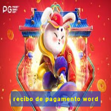 recibo de pagamento word